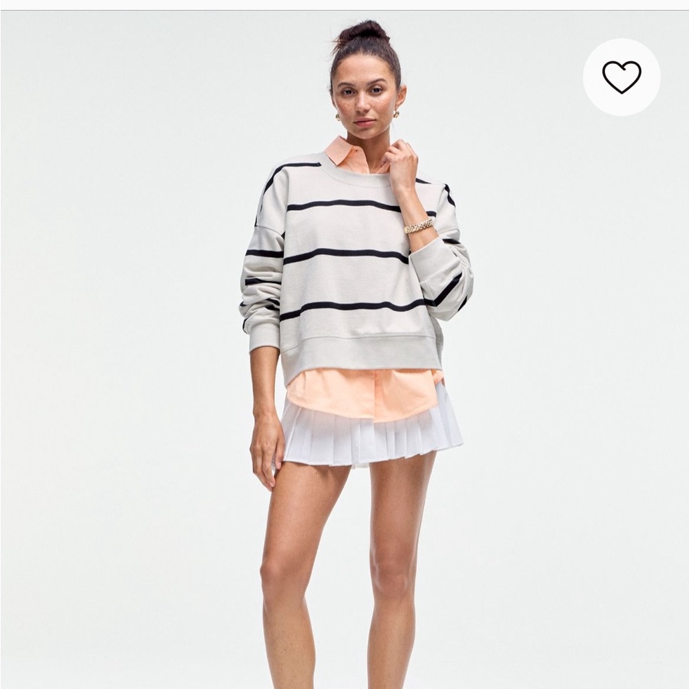 Lululemon high rise pleated tennis skirt white